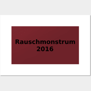 Rauschmonstrum 2016- Text Posters and Art